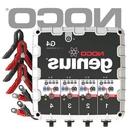 NOCO Genius G4 6V/12V 4.4 Amp 4-Bank Advanced Battery Trickl