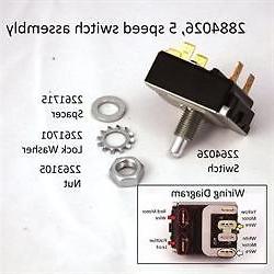 Minn Kota All Terrain / Edge 5 Speed Foot Pedal Switch #2884