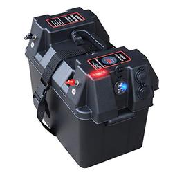 Power Center Station Battery Box With Voltmeter,usb And 12v 