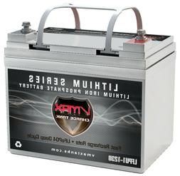 VMAX LFPU1-1230 12V 30AH Lithium Marine Battery with BMS for